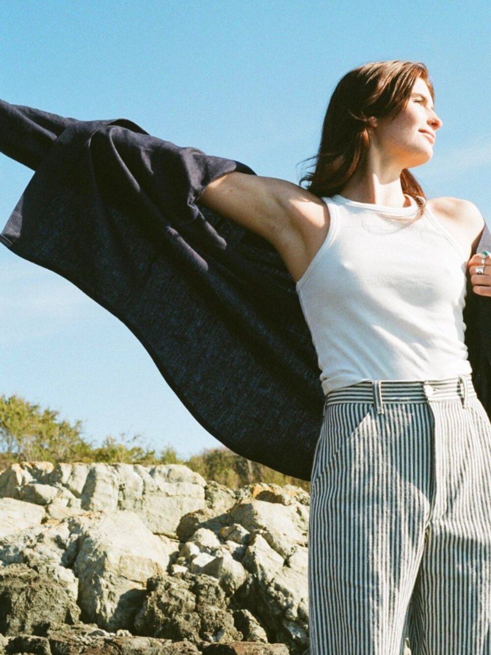 The Pym Long Sleeve Shirt // JIMI Collection // XS // Black 7oz Linen - Picture 2 of 2